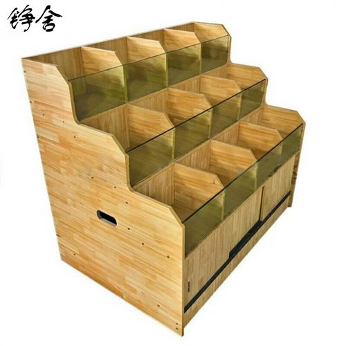 超市新款铮舍四方米柜桶米斗五谷杂粮展示柜M散装粮食散货散称货