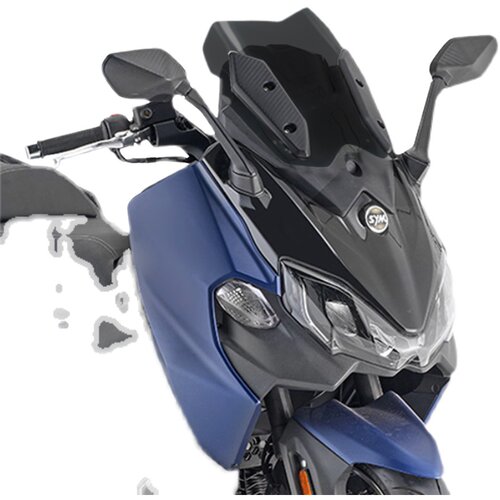 适用于三阳TL500改装挡风玻璃前挡风护胸竞技风挡风镜S MAXSYM改
