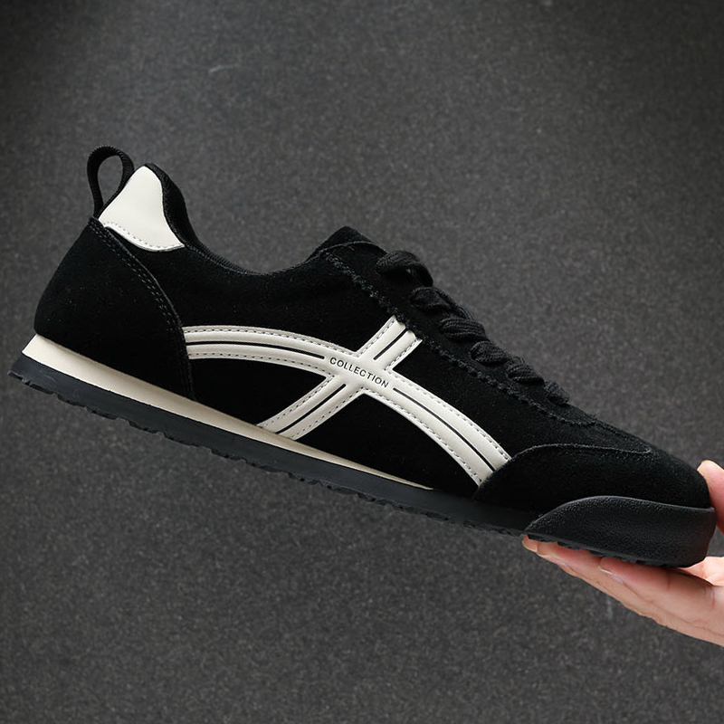 复古德训鞋男款软底软面时尚百搭