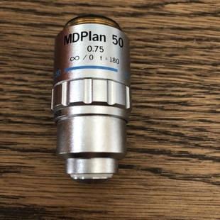 成色新 0.75显微镜物镜 50X 小胖OLYMPUS奥林巴斯MDPlan