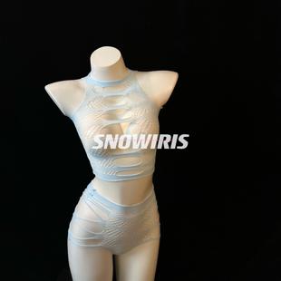 保密发 性感镂空透视网眼渔手撕网衣 可撕扯