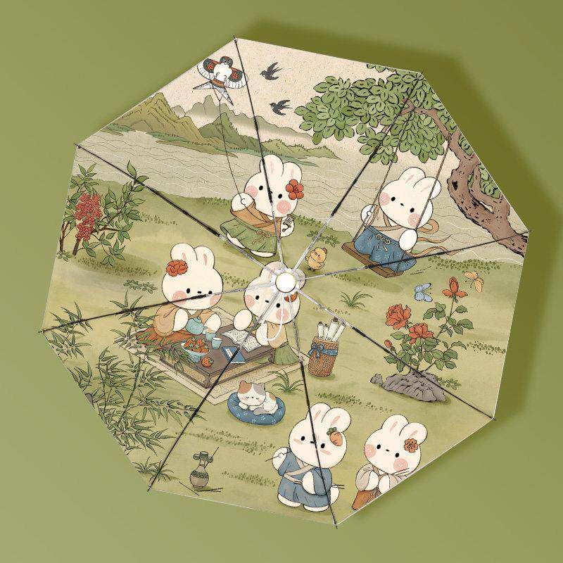 知伞自动遮阳伞晴雨两用伞银胶遮阳伞专业防晒伞抗UV小巧可携式,居家日用,伞,淘宝优惠券,粉丝福利购,淘宝优惠卷