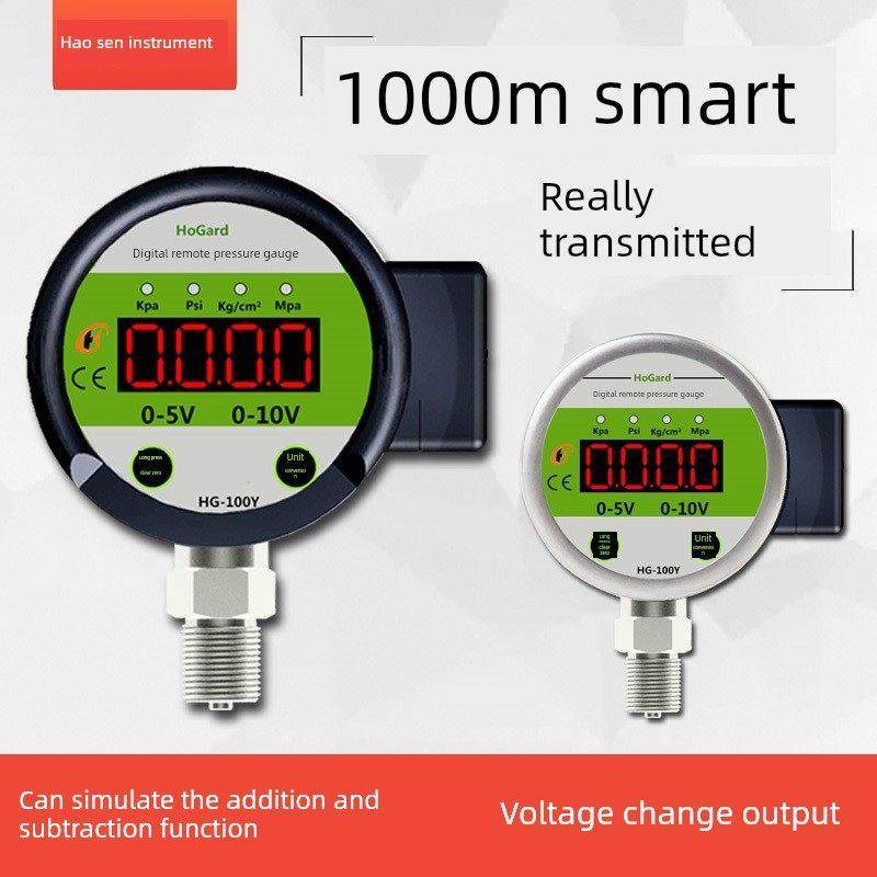 数字遥控压力表变频恒压供水/供水控制器0-0.6-1.0-1.6Mpa数字显