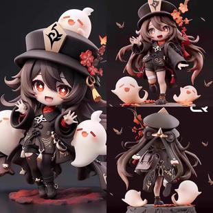 原神游戏周边Q版胡桃小甘雨摆件手办送朋友男生生日礼物公仔雕像