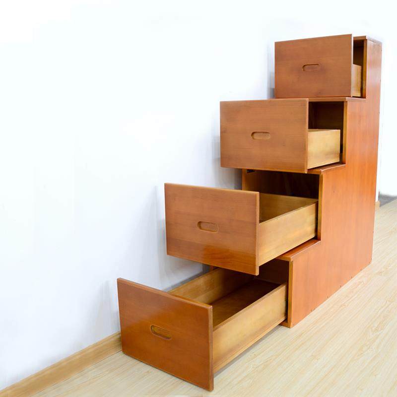 实木家用两用抽屉式储物柜上下铺可收纳柜台阶木梯子阳台阁楼楼梯,居家日用,家用梯,淘宝优惠券,粉丝福利购,淘宝优惠卷