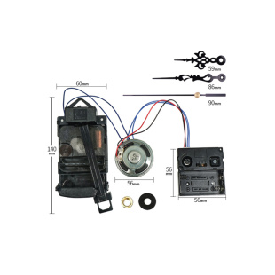 全新西敏寺4首音乐带喇叭整点报时钟表配件12888摇摆钟机芯套装