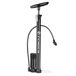 凤恩高压打气筒不锈钢自行车电动摩托车家用多功能打气泵篮球通用
