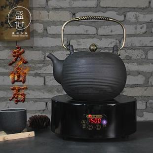 电陶炉煮茶陶壶电热粗陶茶具火山石煮茶器陶瓷提梁壶功夫茶烧水壶