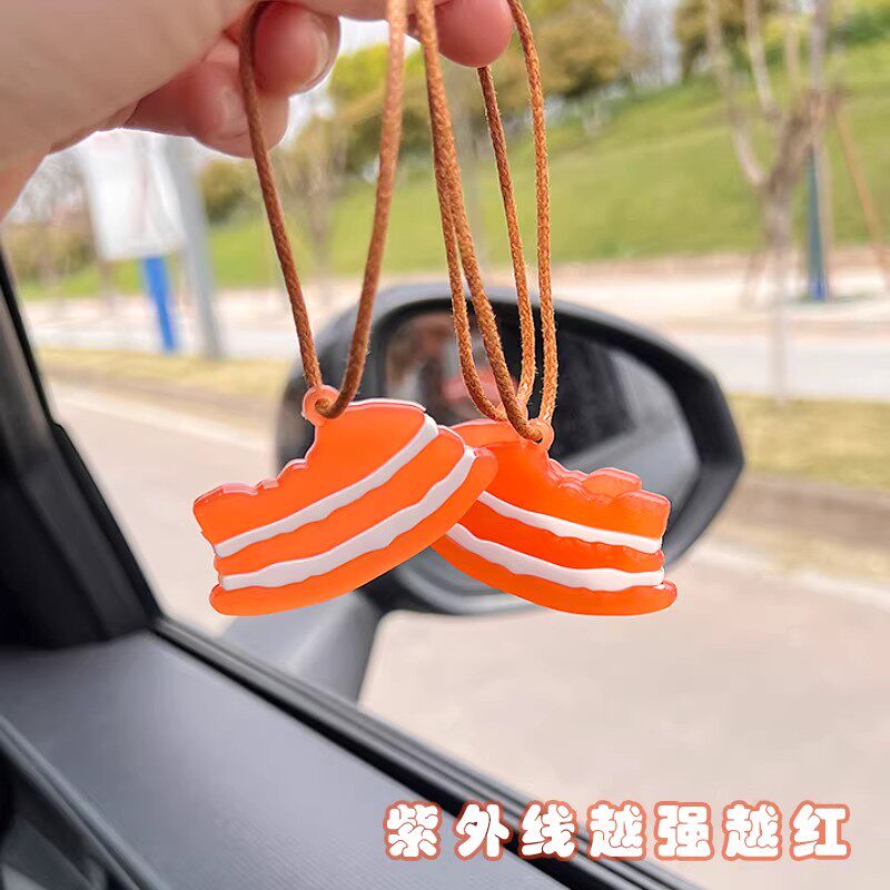 紫外感温变色烤肉整蛊车挂