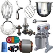 面勾料桶齿轮护栏开 横联 力哥B20G搅拌机打蛋球搅拌拍和面 关轴