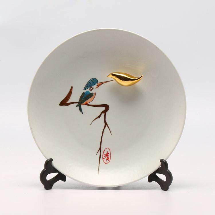 现代新中式陶瓷盘子玄关瓷器茶几摆件家居创意坐盘客厅装饰品看盘,家居饰品,装饰摆件,淘宝优惠券,粉丝福利购,淘宝优惠卷