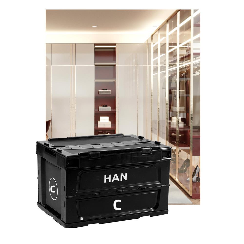 小香收纳箱ins零食收纳盒露营折叠箱服装衣服储物箱拍照道具整理