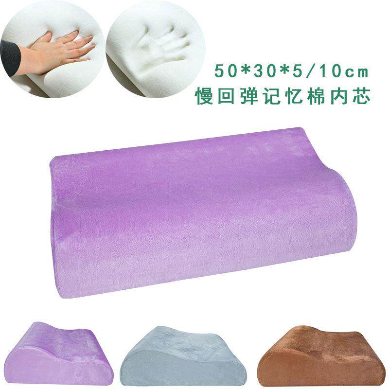 美容院枕头太空记忆枕头慢回弹单人护颈枕带枕套按摩推拿小方枕