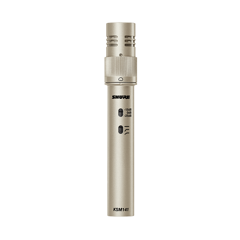 Shure/舒尔 KSM141小振膜电容麦克风打击乐管乐原声吹奏乐器话筒