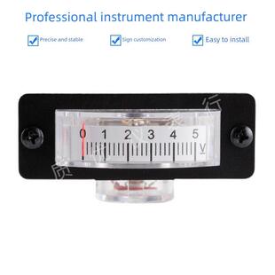 指针式槽型百分比负载表振幅表DC 5V电压表超声波口罩机专用仪表