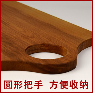 桦木菜板碳化砧板案板整块原木木板大圆孔俄罗斯白桦木实木切菜板