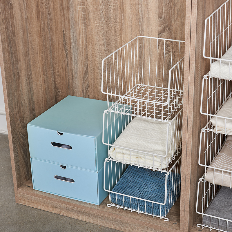 衣柜分层隔板柜子分层架自由组合衣柜置物架多层收纳篮床头置物架