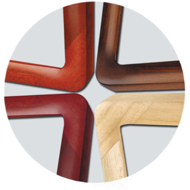 桐木实木圆角字画国画框外框线条定制装裱榫卯三尺四尺正方形原木