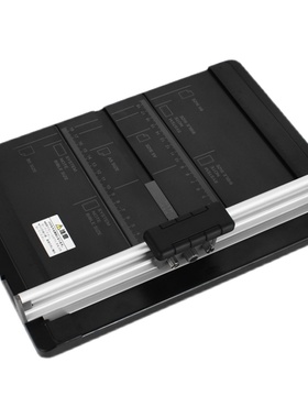 咖路B5滚轮安全切纸机小型手工切断割纸器笔记整理安全裁切 黑色