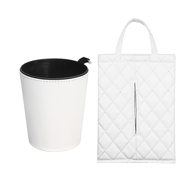 车载垃圾桶车用抽纸盒垃圾袋后排挂式收纳置物桶汽车纸巾盒子挂袋