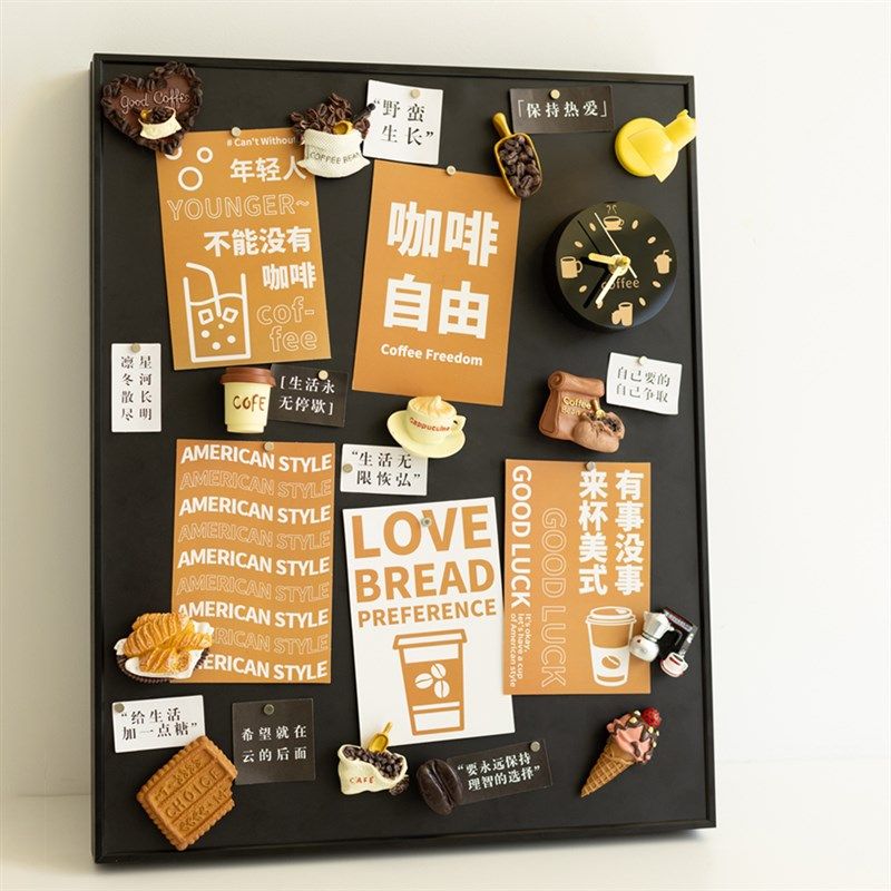 电表箱装饰画可吸黑板画咖啡冰箱贴电源开关遮丑神器咖啡馆现代画,个性定制/设计服务/DIY,明信片定制,淘宝优惠券,粉丝福利购,淘宝优惠卷