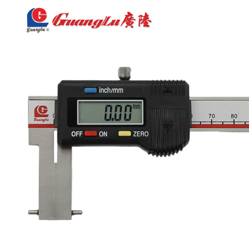 广陆扁头圆柱头内沟槽电子数显卡尺150 200 300mm游标卡尺包邮