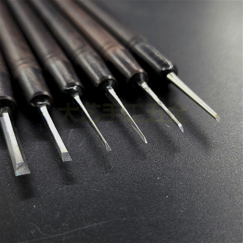 新手木雕象牙果核桃桃核刻刀橄榄核雕刻刀套装手工刀蛋雕雕刻手刀