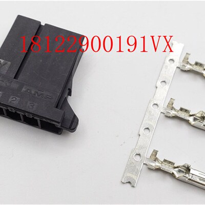 AMP 2-178288-3  D-3 Y 3孔 黑色胶壳