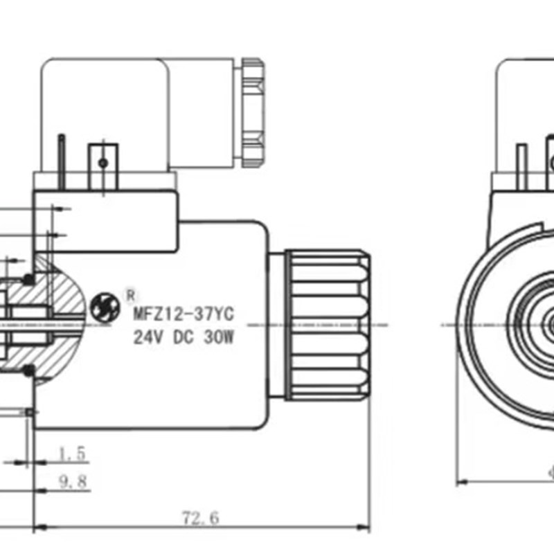 MFZ12-37YC北京华德液压电磁阀线圈MFB12-37YC安阳凯R地MFZ12-90Y