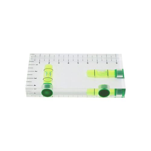全透明95T型水平仪双向一体小型家用水平尺水平泡水准泡水准仪