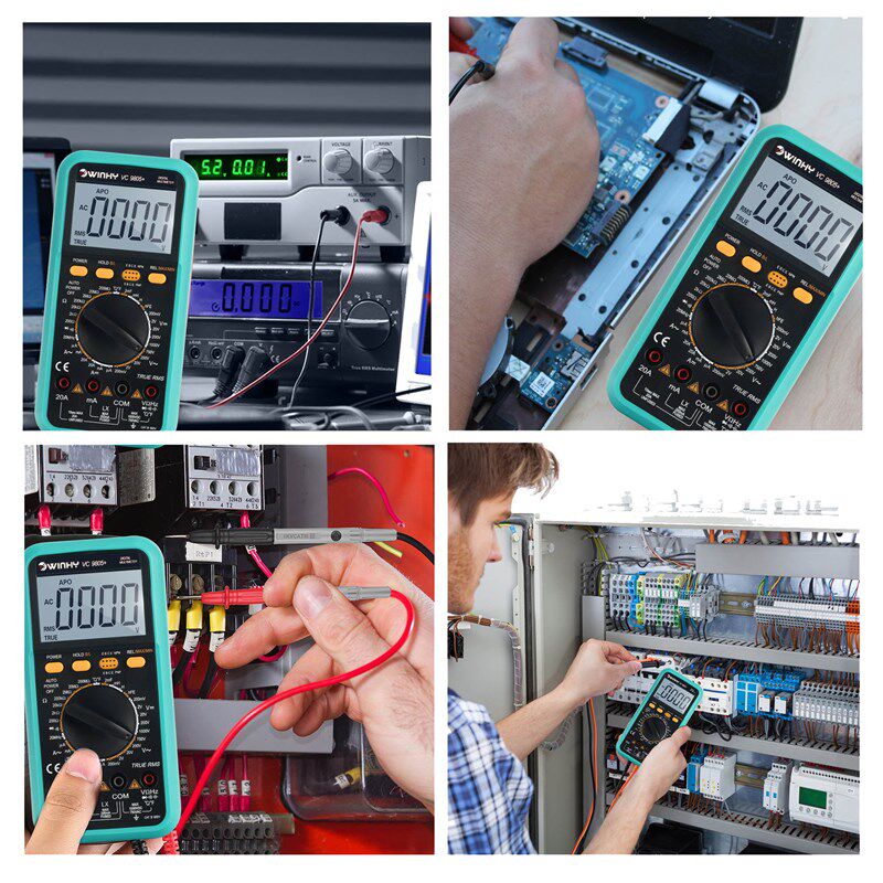 9805测量工具电工仪器仪表数字万用表电感电容频率温度相对值特惠