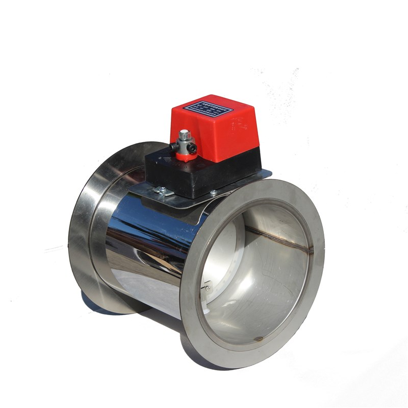 青木风201/304不p锈钢电动风阀风量调节圆形密闭气动蝶阀门风门22