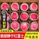 正宗甘肃静宁红富士苹果冰糖心官方旗舰店一级精品大果10斤顺丰