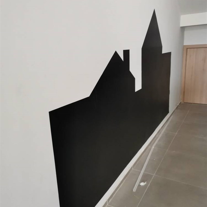 儿童幼儿园绘画涂鸦墙贴自粘磁性B黑板墙家用早教培训墙面环保装