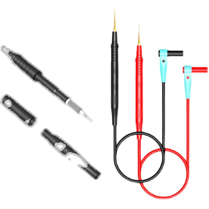 换针换线万用表表笔线特尖万用表笔可焊接式表棒任意长.度定做表