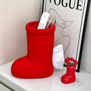 高颜值纸抽盒家用喜庆陶瓷面巾纸盒F摆件创意圣诞新年装饰纸巾盒