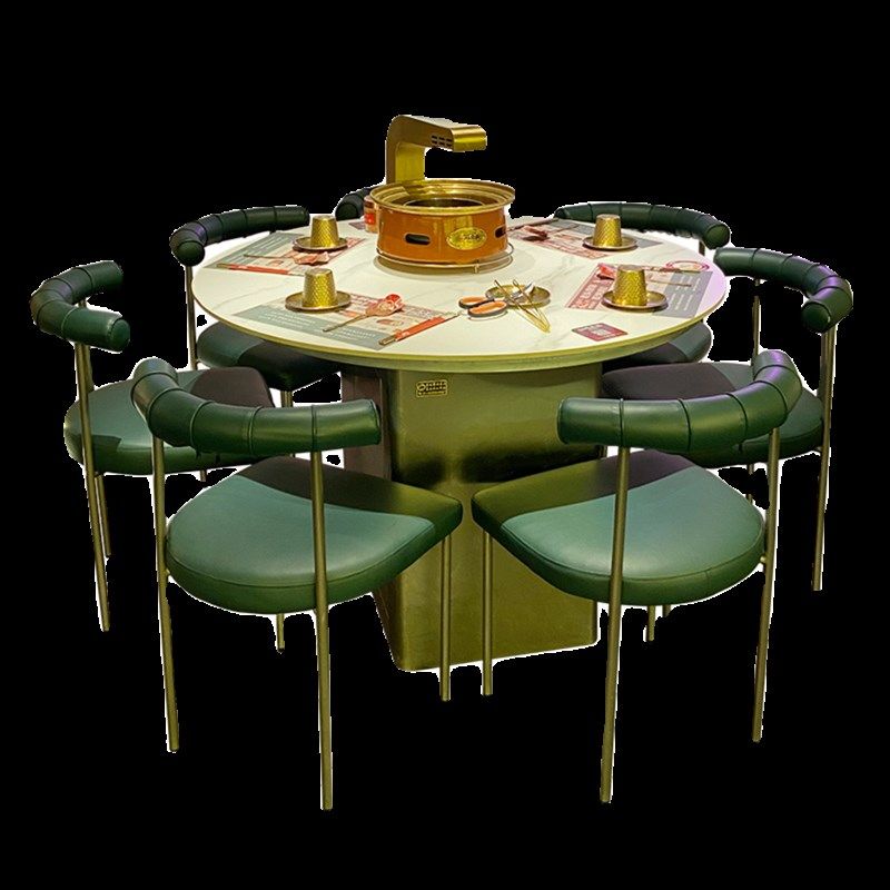 西塔老太太不锈钢韩n式烤肉桌子自助无烟泥炉炭火下排烟烧烤店桌,商业/办公家具,烤肉桌,淘宝优惠券,粉丝福利购,淘宝优惠卷