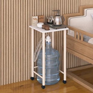 桶装水上方置物架可移动饮水桶置物柜G客厅落地实木放烧水壶放置