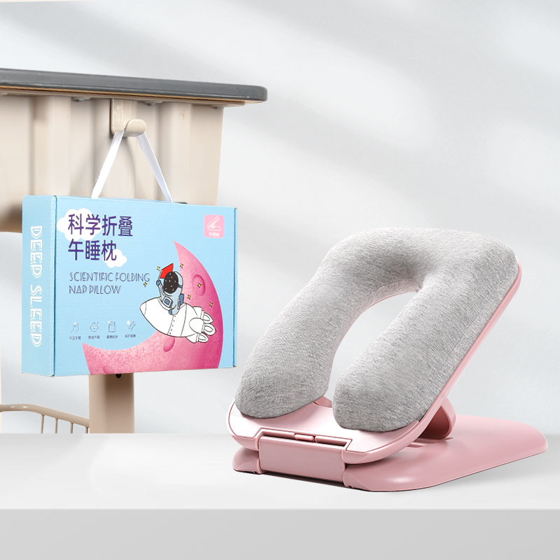 折叠午睡枕趴睡枕学生睡觉神器小枕头桌上L儿童办公室午休抱枕便