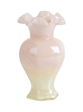 花瓶摆件客厅插花玻璃轻奢高级感insG风水养鲜花中古艺术法式装饰