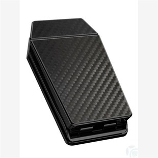 车载折叠屏手机平板电脑支架皮A革贴纹遮阳仪表台导航仪汽车碳纤