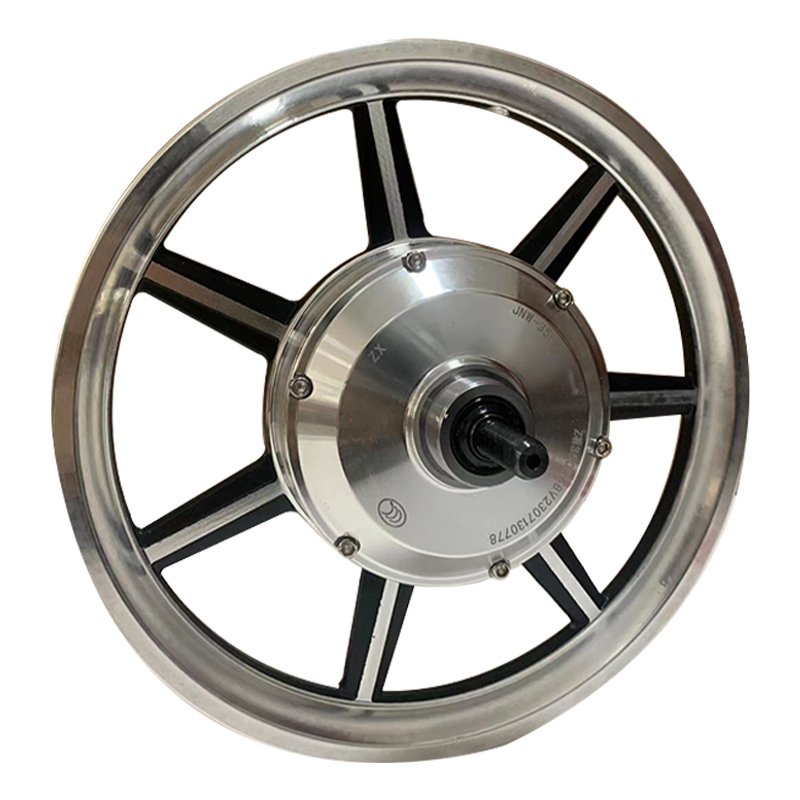 14寸代驾车高速电机锂电车电机无刷y有齿折叠车48V350W500后轮电