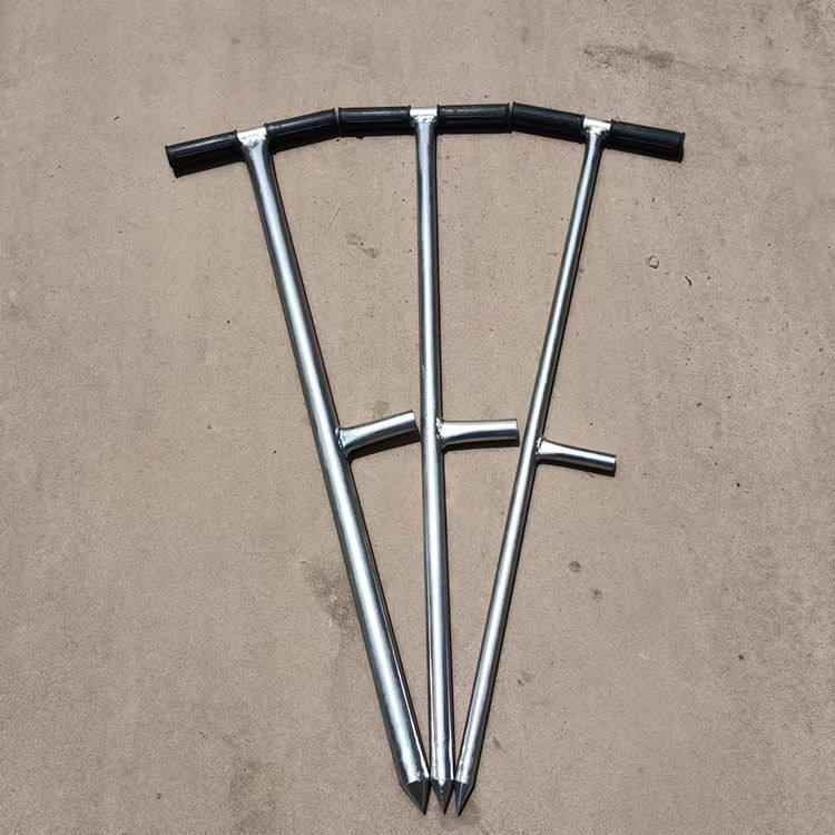 大棚打洞器实心尖头升级款插管器打孔J插竹大棚骨架施肥种植钻孔