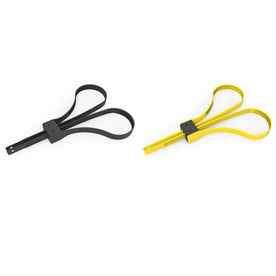 龙鳞甲约束带捆扎带尼龙u扎带拉环式绑带可重复使用钥匙解锁