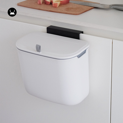 尤本家居厨房厨余垃n圾桶壁挂式家用卫生间厕所有盖大容量收纳桶
