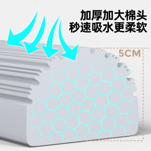 海绵拖把家用对折吸水拖把免手洗懒人拖地拖把神器多功能地拖