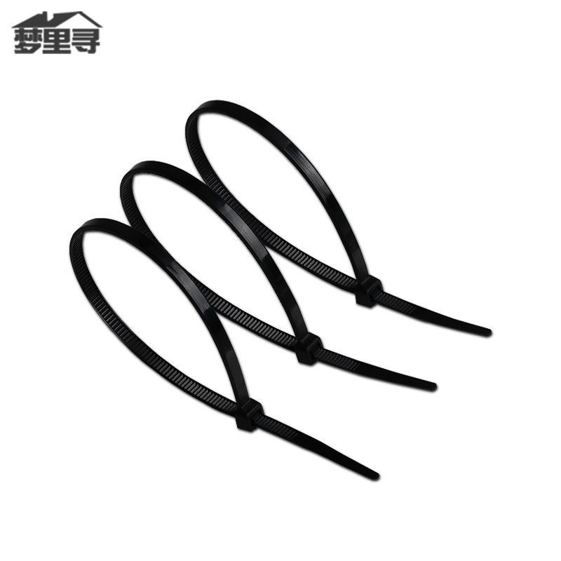 黑色国标线束捆线带尼龙扎带3*120mm 800条/包自锁式塑料扎线带