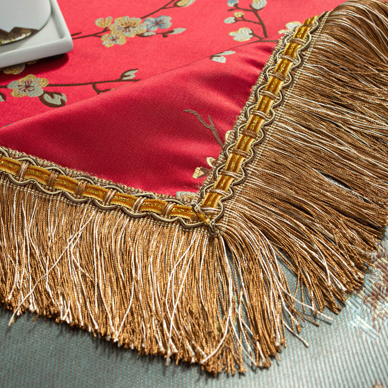 中式茶几桌布布艺长方形客厅家用餐桌布方桌正方形台布桌垫大圆桌,居家布艺,桌布,淘宝优惠券,粉丝福利购,淘宝优惠卷