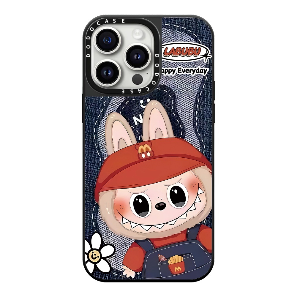 DODOCASE 牛仔拉布布苹果17Pro适用iPhone16ProMax15明星同款14pro可爱卡通镜面磁吸手机壳13防摔保护套plus