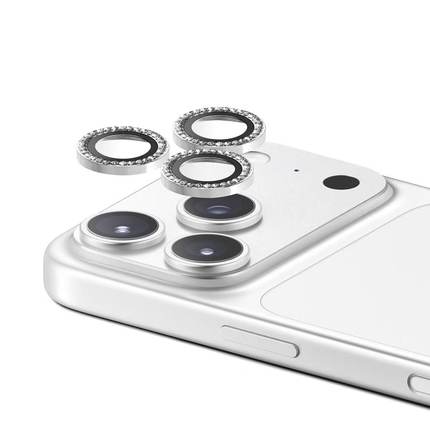 CASE闪钻高清镜头膜适用iphone17promax苹果17pro/Air保护贴16/15/14/13/12/11pro/promax防刮花保护镜头膜女